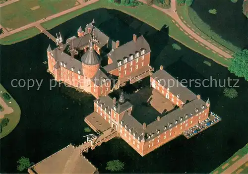 AK / Ansichtskarte Anholt Schloss 12. Jhdt. Fliegeraufnahme Anholt