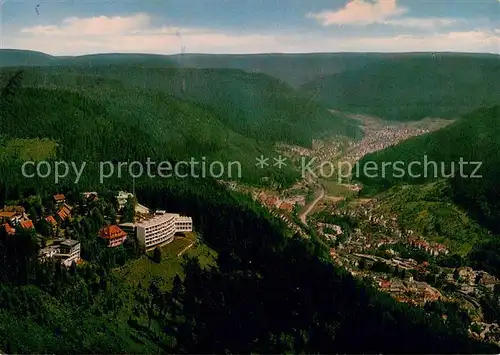 AK / Ansichtskarte Bad_Wildbad Kurort im Schwarzwald Fliegeraufnahme Bad_Wildbad