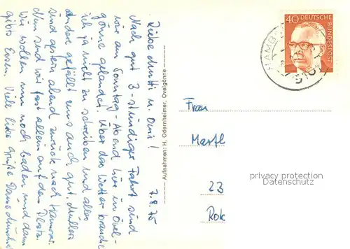 AK / Ansichtskarte Ovelgoenne Pferdkoppel Strandbad Ferienhaeuser Waldsportpfad Ovelgoenne