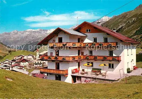AK / Ansichtskarte Obergurgl_Soelden_Tirol Haus Schoenblick Obergurgl_Soelden_Tirol
