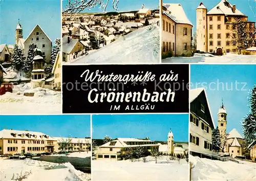 AK / Ansichtskarte Groenenbach_Bad Teilansichten Groenenbach_Bad