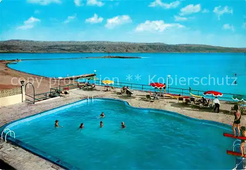 AK / Ansichtskarte Jordanien Totes Meer Schwimmbad Jordanien