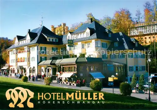 AK / Ansichtskarte Hohenschwangau Hotel Mueller Hohenschwangau