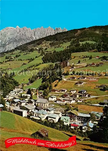 AK / Ansichtskarte Muehlbach_Pinzgau Panorama mit Manndlwaende 