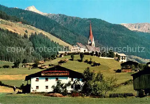 AK / Ansichtskarte St_Jakob_Ahrntal Val Aurina Panorama Kirche St_Jakob_Ahrntal