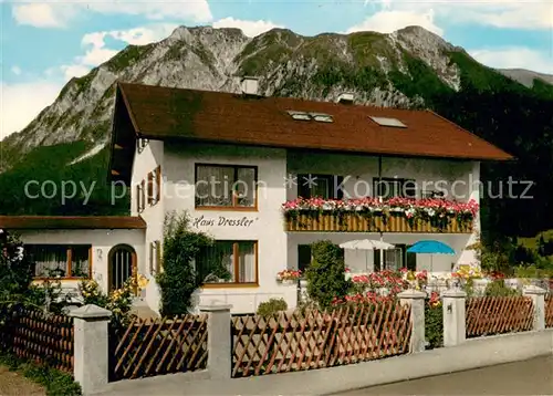AK / Ansichtskarte Oberstdorf Fremdenheim Dressler Oberstdorf