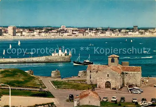 AK / Ansichtskarte Les_Sables d_Olonne Entree du port et le fort Saint Nicolas Les_Sables d_Olonne
