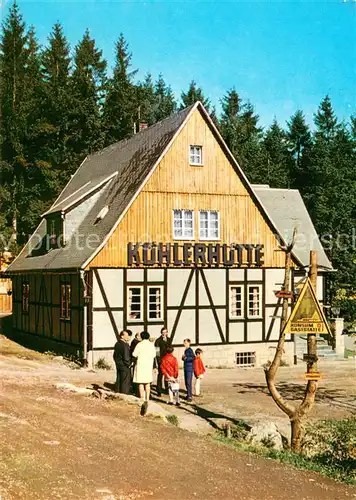 AK / Ansichtskarte Sosa_Erzgebirge Gaststaette Koehlerhuette Sosa Erzgebirge