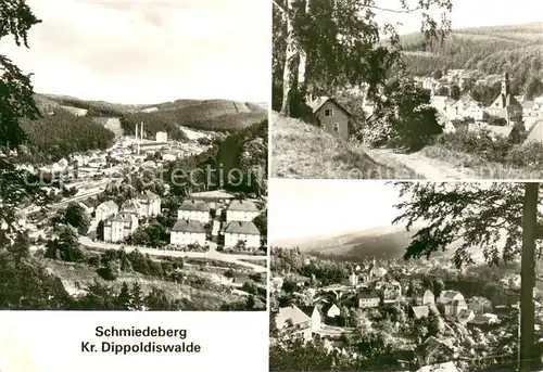 AK / Ansichtskarte Schmiedeberg _Dippoldiswalde Teilansichten Schmiedeberg 