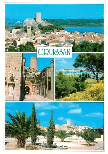 AK / Ansichtskarte Gruissan Panorama Burgruine Details Gruissan