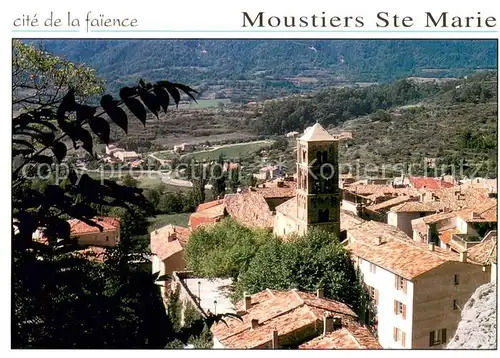 AK / Ansichtskarte Moustiers Sainte Marie Panorama Moustiers Sainte Marie
