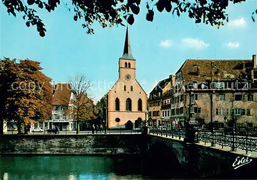 AK / Ansichtskarte Strasbourg_Alsace Eglise protestante Saint Guillaume Strasbourg Alsace
