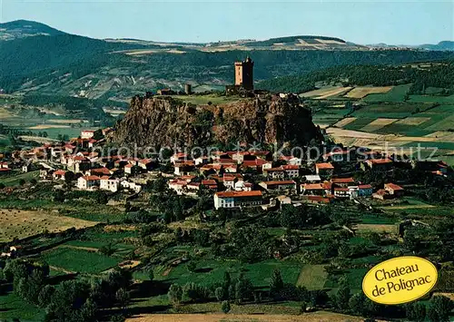 AK / Ansichtskarte Polignac_Haute Loire Chateau de Polignac Vue aerienne Polignac Haute Loire