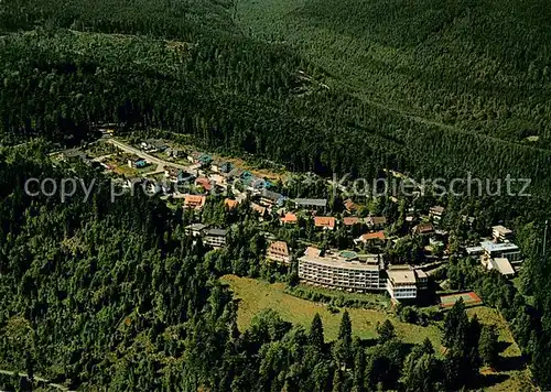 AK / Ansichtskarte Bad_Wildbad Sommerberghotel Kurort im Schwarzwald Fliegeraufnahme Bad_Wildbad