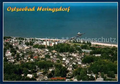 AK / Ansichtskarte Heringsdorf_Ostseebad_Usedom Fliegeraufnahme Heringsdorf_Ostseebad