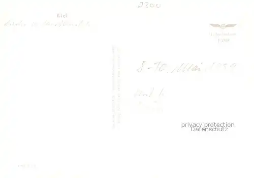 AK / Ansichtskarte Kiel Fliegeraufnahme Kiel