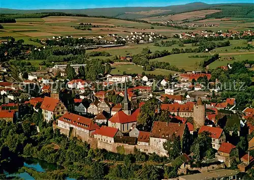 AK / Ansichtskarte Schlitz Burgenstadt Jugendherberge Fliegeraufnahme Schlitz