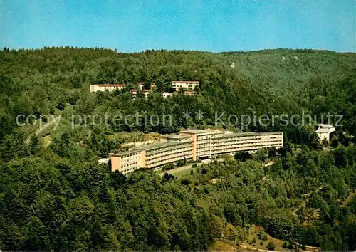 AK / Ansichtskarte Schwabthal Kurklinik Lautergrund Fliegeraufnahme Schwabthal