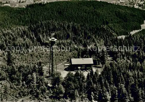 AK / Ansichtskarte Neustadt_Schwarzwald Berggasthaus Fuerstenberg Rasthaus am Hochfuerst Schwarzwald Fliegeraufnahme Neustadt_Schwarzwald