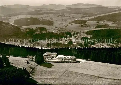 AK / Ansichtskarte Saig_Schwarzwald Thorbecke Luftbild Saig Schwarzwald