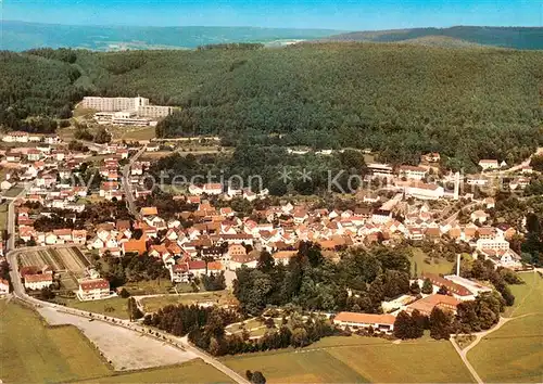 AK / Ansichtskarte Bad_Bocklet Staerkste Stahlquelle Deutschlands Fliegeraufnahme Bad_Bocklet