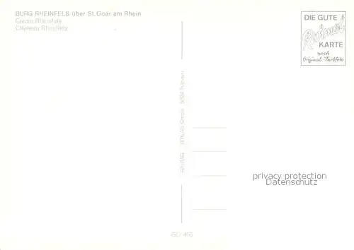 AK / Ansichtskarte St_Goar Burg Rheinfels St_Goar