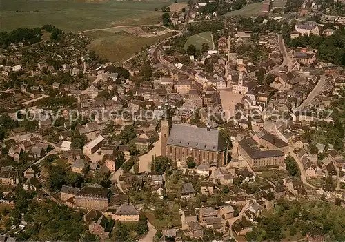 AK / Ansichtskarte Schneeberg_Erzgebirge Fliegeraufnahme Schneeberg Erzgebirge