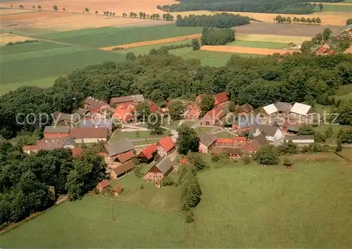 AK / Ansichtskarte Luebeln Rundlingsdorf Fliegeraufnahme Luebeln
