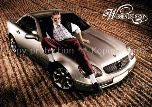 AK / Ansichtskarte Autos Mercedes Werbung Hiogi  