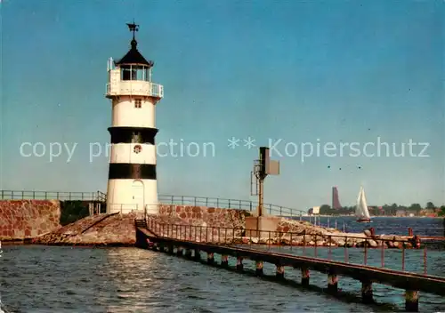 AK / Ansichtskarte Leuchtturm_Lighthouse Kiel Friedrichsorter Leuchtturm 