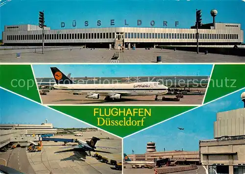 AK / Ansichtskarte Flughafen_Airport_Aeroporto D?sseldorf Lufthansa  Flughafen_Airport