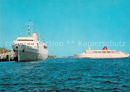 AK / Ansichtskarte Schiffe_Ships_Navires Stena Line Kiel Oslo Kai  