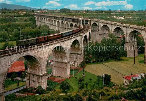 AK / Ansichtskarte Eisenbahn Cuneo Viadotto Ferrovia  Eisenbahn