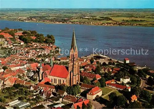 AK / Ansichtskarte Schleswig_Holstein St Petri Dom Schlei Fliegeraufnahme Schleswig_Holstein