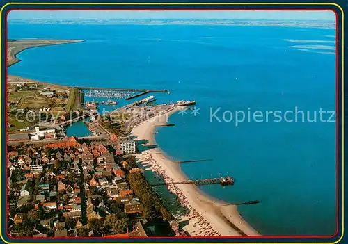 AK / Ansichtskarte Wyk_Foehr Nordseeheilbad Fliegeraufnahme Foehr