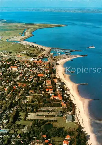 AK / Ansichtskarte Wyk_Foehr Nordseeheilbad Fliegeraufnahme Foehr