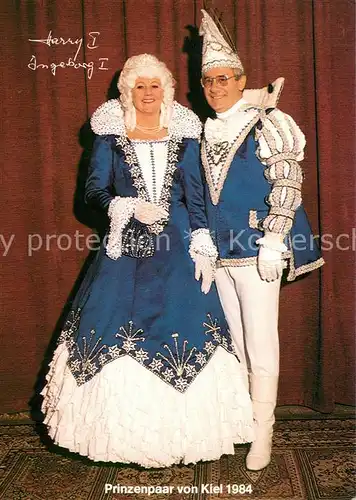 AK / Ansichtskarte Kiel Prinzenpaar Harry und Ingeborg Seniorenkarneval Kiel