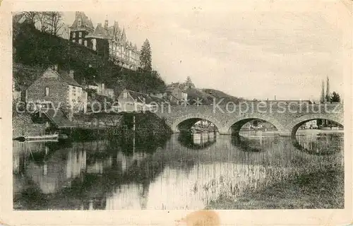 AK / Ansichtskarte Montigny le Gannelon Le Pont sur le Loir Montigny le Gannelon