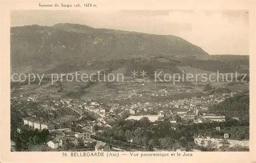 AK / Ansichtskarte Bellegarde sur Valserine Vue panoramique et le Jura Bellegarde sur Valserine