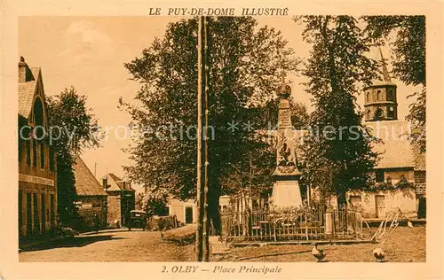 AK / Ansichtskarte Olby Place Principale Olby