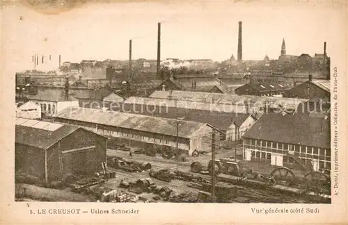 AK / Ansichtskarte Le_Creusot_Saone et Loire Usines Schneider Vue generale Le_Creusot_Saone et Loire