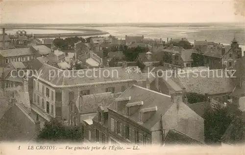 AK / Ansichtskarte Le_Crotoy Vue generale prise de l Eglise Le_Crotoy