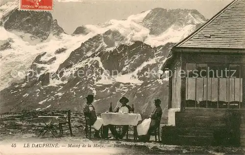 AK / Ansichtskarte La_Meije Le Dauphine Massif de la Meije Plateau La_Meije