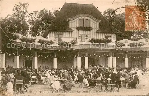 AK / Ansichtskarte Le_Touquet Paris Plage Le Casino Devant l Orchestre Le_Touquet Paris Plage