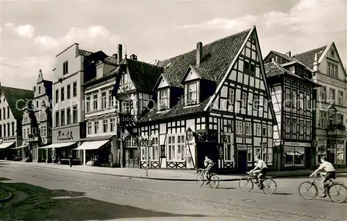 AK / Ansichtskarte Detmold Lange Strasse Ecke Krumme Strasse Detmold