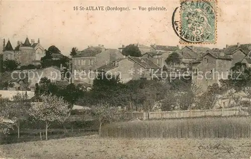 AK / Ansichtskarte Saint Aulaye Vue generale Saint Aulaye