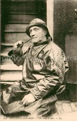 AK / Ansichtskarte Boulogne sur Mer Un Loup de Mer Boulogne sur Mer