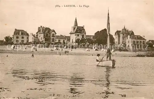 AK / Ansichtskarte Larmor Plage La Plage Larmor Plage