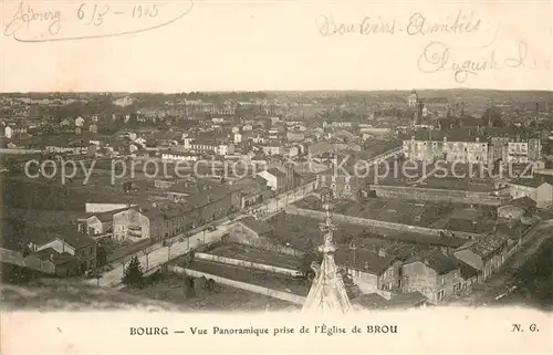 AK / Ansichtskarte Bourg en Bresse Vue panoramique prise de lEglise de Brou Bourg en Bresse