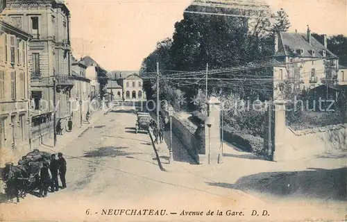 AK / Ansichtskarte Neufchateau_Vosges Avenue de la Gare Neufchateau Vosges